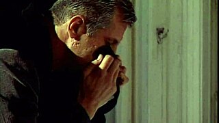 Laura Angel's hairy pussy devours monster cock in vintage romp