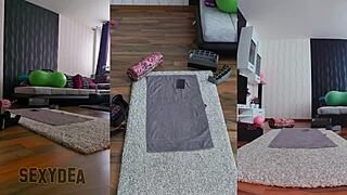 join me for naughty naked ass workout on triple cam