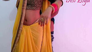 Newlywed indian girlfriend rides boyfriend's cock hardcore outdoors with hindi moans