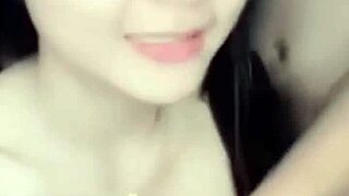 My private Asian teen sextape swallows cum after hard pounding