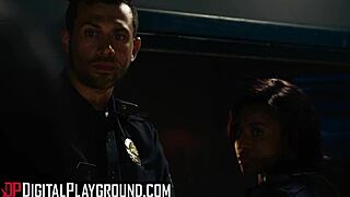 Nicole Kitt endures intense table pounding in the interrogation room