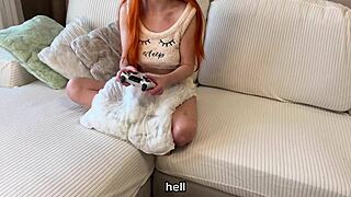 stepdaughter watches stepdad pound stepmom begs same cock ride.