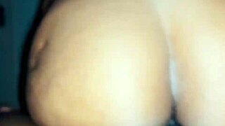 chubby bbw basadi rodeo shakes fat ass in bedroom