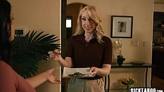 Sarah arabic shares hubby isiah with blonde babe's tits.
