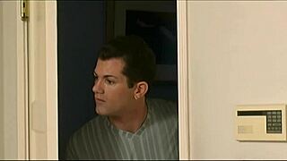 hillary scott acts like total stupid whore fingering her milf pussy on bed in heels n fishnets