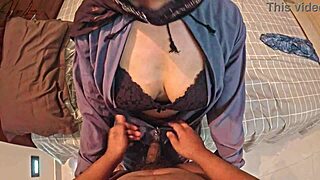 hijab indonesian beauty reveals her stunning curves under the dress