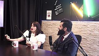 lord kenobi fists lady snow's wet pussy while tifany rocha watches in sheer red swing casting