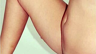 gemma h strips poses shaves skinny pussy for hot photoshoot