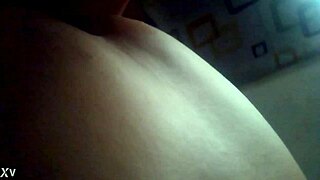 amateur homemade anal creampie fills her tight ass after intense bareback fucking