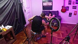 alice drummond nicoly and i cum in home threesome