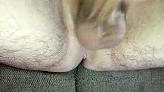 jerking off my huge uncircumcised monster cock till cum swap orgasm in bedroom