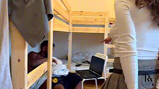 whoa, caught roommate jerking off sniffing my panties!