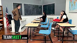 Teacher Dares Fuck Asian Students In Class?