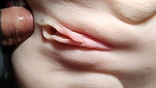 look at these crisp close-ups of double penetration on shaved fuck doll pussy