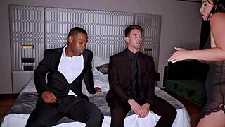 la sirena learns rough sex in interracial threesome with 69 and deepthroat