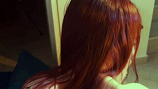WOW, Feel This Soft Sensual Fireplace Sex With Long-Haired Redhead Girlfriend?