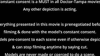 Step Sisters Spread Legs as Hot Cum Blasts Their Shaved Pussies Hard