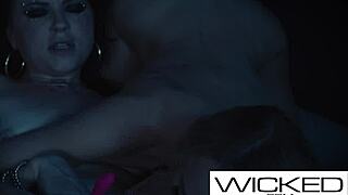 overwhelmed by desire as beautiful emma hix stalks hot redhead to devour her dripping pussy