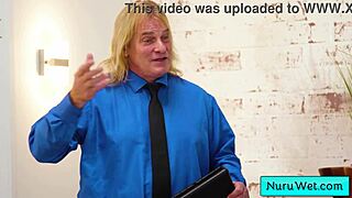 busty bella rolland pours nuru gel and rubs naked body on evan stone