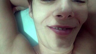 Married milf loses virginity to young stud and moans as he creampies her juicy pussy