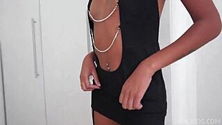 whoa cute slim Brazilian Karina Rose screams from dp anal by 3 monster cocks bbc 😍🍆💦