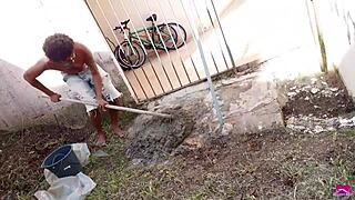 wanna see me pay handyman with ass squirt and creampie