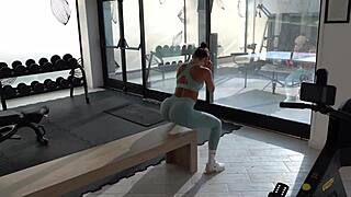 i crave my trainer's cock slamming my bubble butt after gym sweat