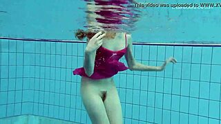 anna netrebko teases in wet bikini pool swims