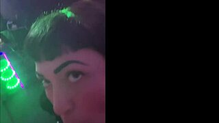 i luv playin with her huge goth milf ass n pluggin that tight hole deep
