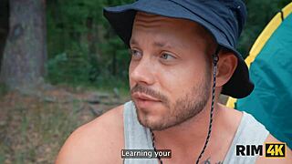 A SHY COUPLE TRIES RIMMING then HARD ANAL for first time outdoors