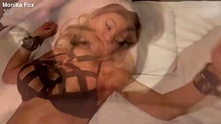 master humiliates monika fox peeing then prolapses her ass hard!