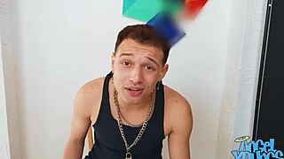 Angel Young ditches dating game picks all three dates for wild dp fuck train