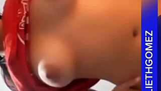 yulieth gomez, wanna see this pornstar tease her huge tits and wet pussy up close?