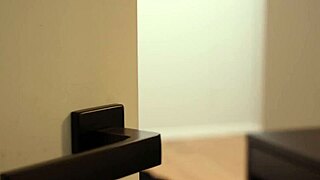 Blonde Big Tit Slut Deepthroats BF's Monster Cock While Kinky Roommate Watches Rough Face Fuck