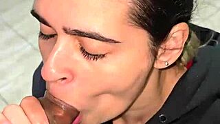 Lovely Sailor Wife Sucks Husband To Last Cum Drop