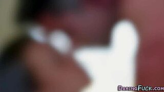 I'm cute European babe spunked by monster cock