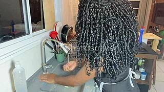 monster cock bangs sexy latina maid's tight pussy raw