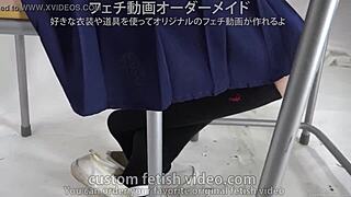 Can't get enough of socks fetish play