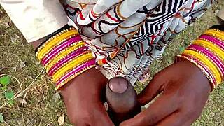 indian aunty screams in pain from brutal outdoor forest fuck by teen