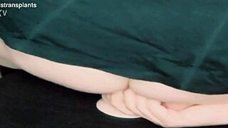 i ride this big dildo so deep it fills my trans hole perfectly