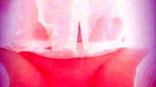 Lucy Lake enjoys naughty wet pee play in stockings.