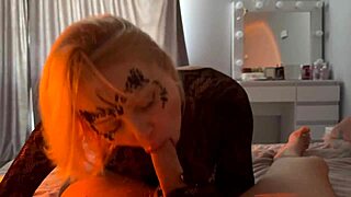 he gives her a master class in ass licking then she eats his cum