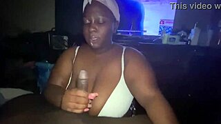 ebony slut deepthroats big black cock nonstop for sloppy throatpie cumshots