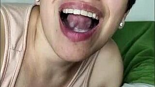 you gotta see this cfnm cumpilation with facials licks and swallows