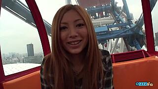 aww redhead cutie fingers herself till hands cum-covered outdoors 😍💦