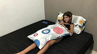 Ever caught your little stepsis masturbating then helped her out with a hard fuck in her room?