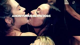 Ever wonder how this hot babe deepthroats cock after cock at the gloryhole?