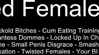 dominating weak men in lingerie is my absolute favorite kink 😈🔗