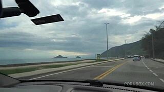 Melissa Hot Double Penetrated Anal at Nude Beach Gapes Public Voyeur Sex