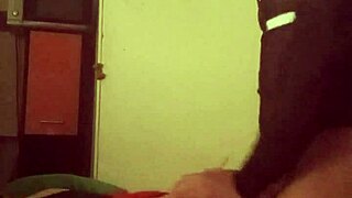 Drunk stepmom in red dress begs for my cock up her ass